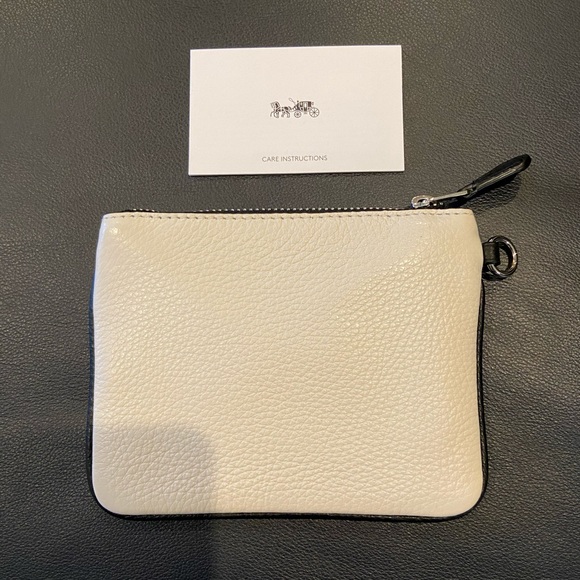 SOLD ON MERCARI Coach Pouch Duo in Leather & Nylon - Picture 4 of 10